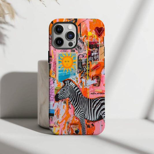 Zebra Collage Phone Case