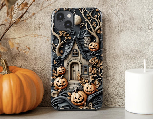 Halloween Haunted House Phone Case