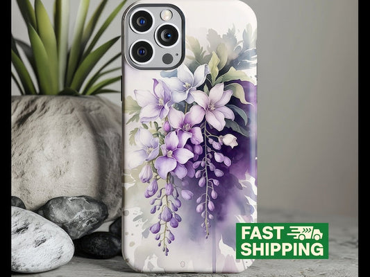 Wisteria Flower Art iPhone Case